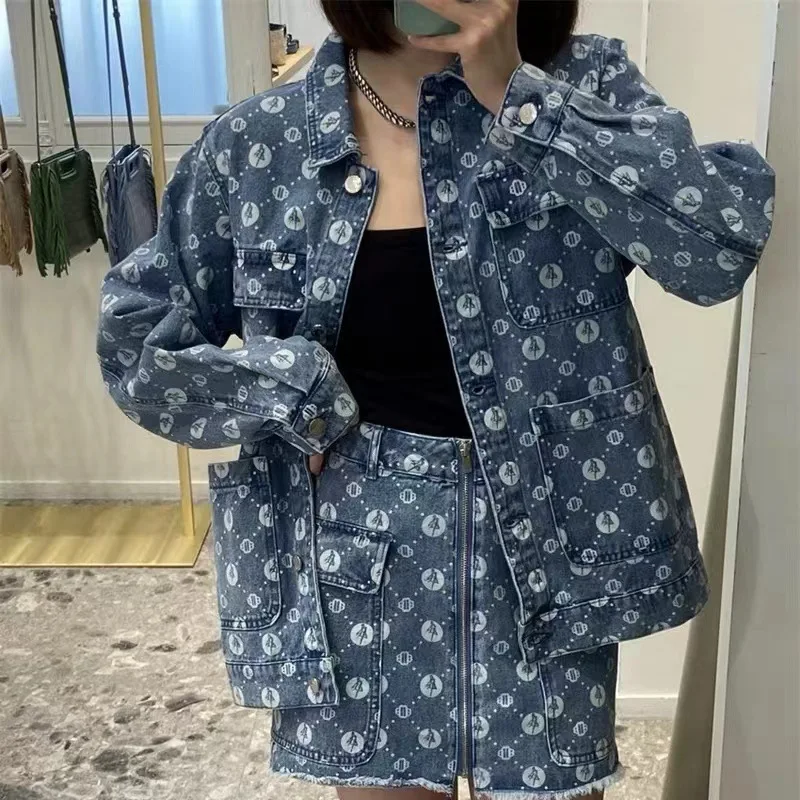 New Arrival Autumn Winter Clothes Women French Brand Denim Jacket Women Fashion Print Vintage Jacket Women Casual Woman Jackets
New Arrival Autumn Winter Clothes Women French Brand Denim Jacket Women Fashion Print Vintage Jacket Women Casual Woman Jackets