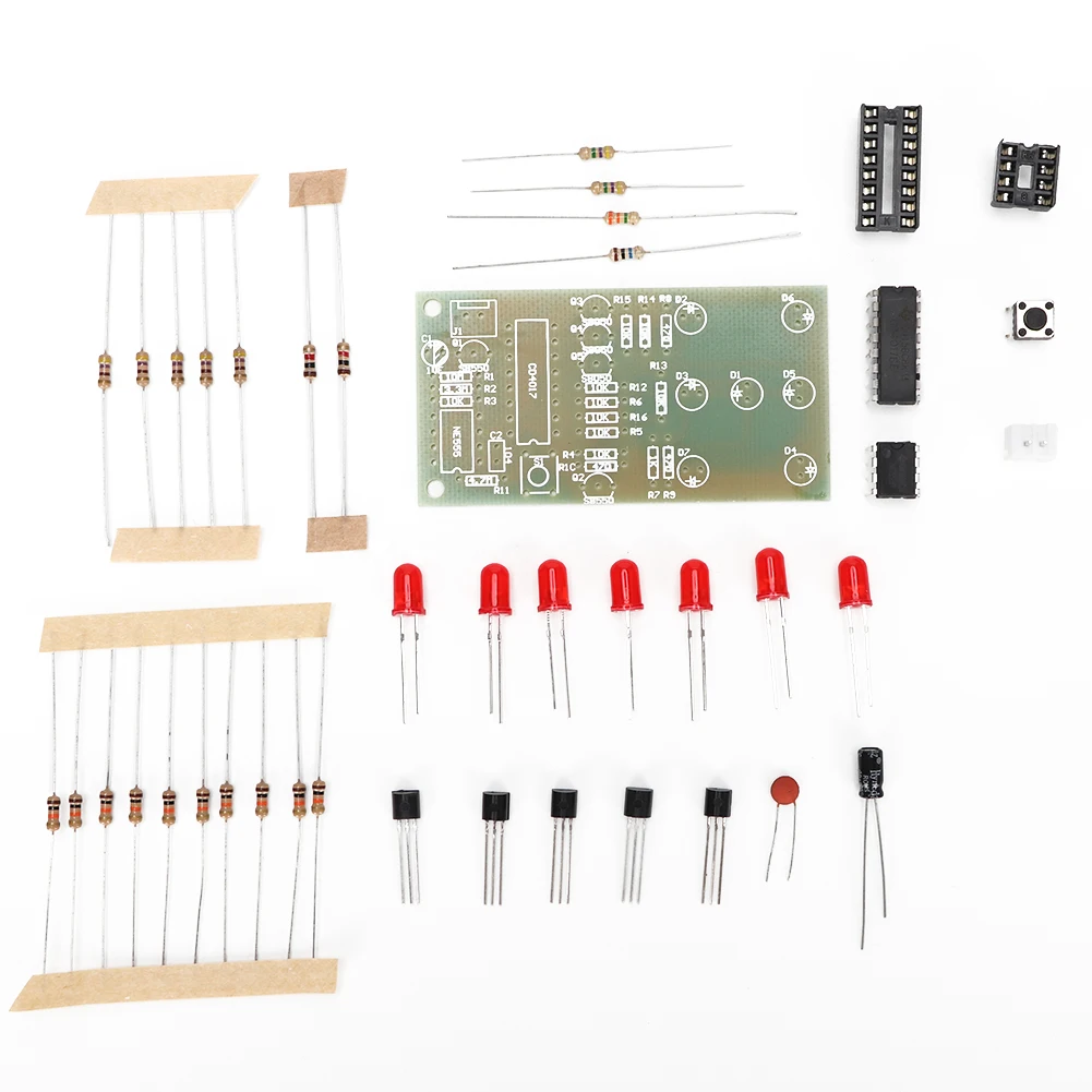 4.5~5V Electronic Dice Kit DIY LED Dice Kit for Fun Electronic Production Set 4.5
4.5~5V Electronic Dice Kit DIY LED Dice Kit for Fun Electronic Production Set 4.5