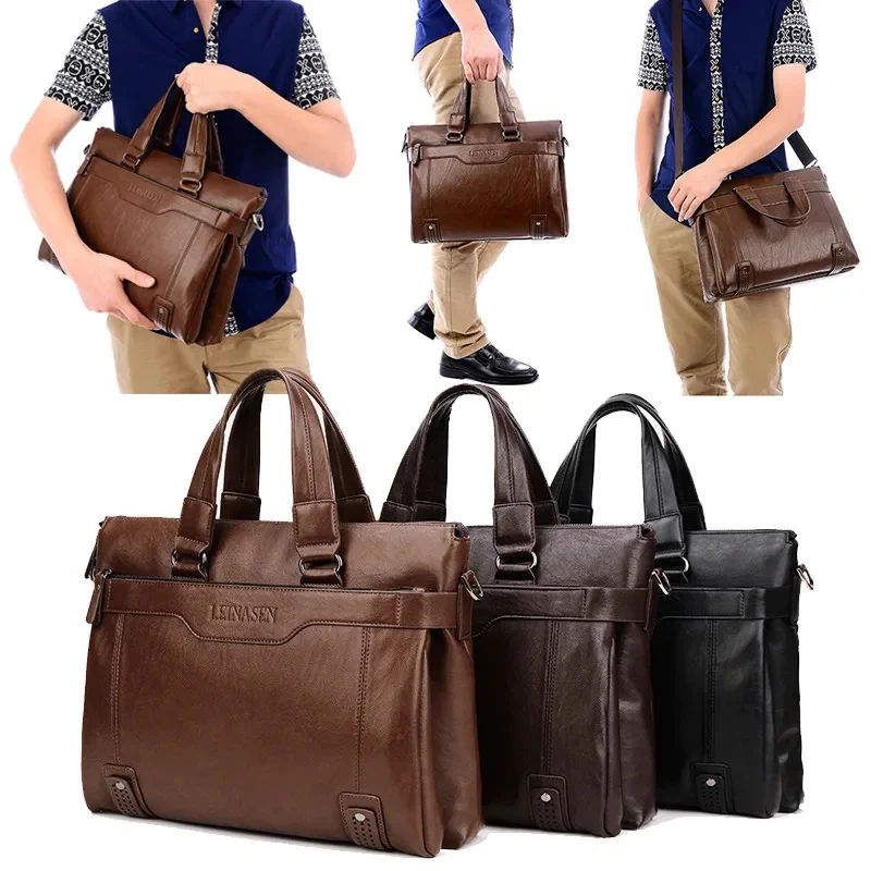 Large Briefcase Bag for Man PU Leather Handbags Laptop 14 Shoulder Ita Business Office Messenger Portfolio Bag Male
Large Briefcase Bag for Man PU Leather Handbags Laptop 14 Shoulder Ita Business Office Messenger Portfolio Bag Male