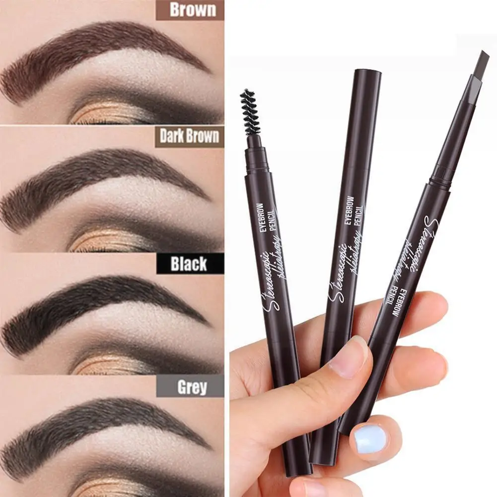 5 Colors Double Headed Eyebrow Pencil Female Cosmetics Lasting Magic Brown Makeup New Brush With Black Automatic Long Water M5s8
5 Colors Double Headed Eyebrow Pencil Female Cosmetics Lasting Magic Brown Makeup New Brush With Black Automatic Long Water M5s8