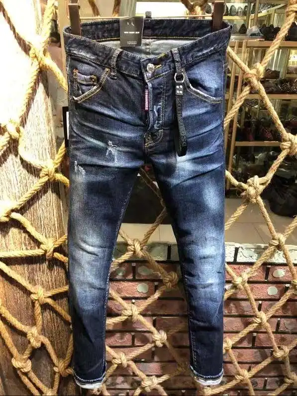 Dsquared2 Women/Men Classic Simple Folds Scratched Ripped Fashion Pencil Pants Jeans 9316#
Dsquared2 Women/Men Classic Simple Folds Scratched Ripped Fashion Pencil Pants Jeans 9316#