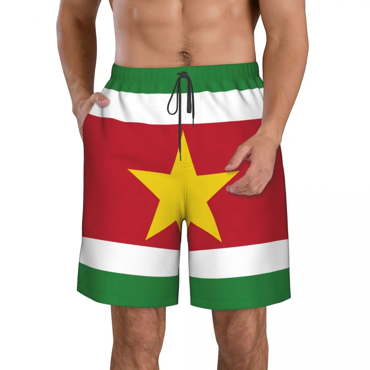 Quick Dry Summer Mens Beach Board Shorts Briefs For Man Swim Trunks Swimming Shorts Beachwear Flag Of Suriname
Quick Dry Summer Mens Beach Board Shorts Briefs For Man Swim Trunks Swimming Shorts Beachwear Flag Of Suriname