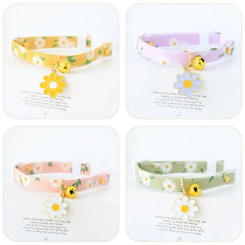 Adjustable Pendant Collar Colorful Jewelry Fresh Flower Collar Cute Pet Necklace Pet Supplies With Bell Safety Buckle Necklace
Adjustable Pendant Collar Colorful Jewelry Fresh Flower Collar Cute Pet Necklace Pet Supplies With Bell Safety Buckle Necklace