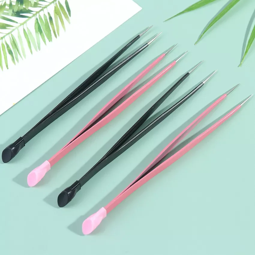 Stainless Steel Silicone Embossed Stick Pressing Straight Head Tweezers Rhinestones Sticker Picker 2 Heads Nail Art Tools
Stainless Steel Silicone Embossed Stick Pressing Straight Head Tweezers Rhinestones Sticker Picker 2 Heads Nail Art Tools