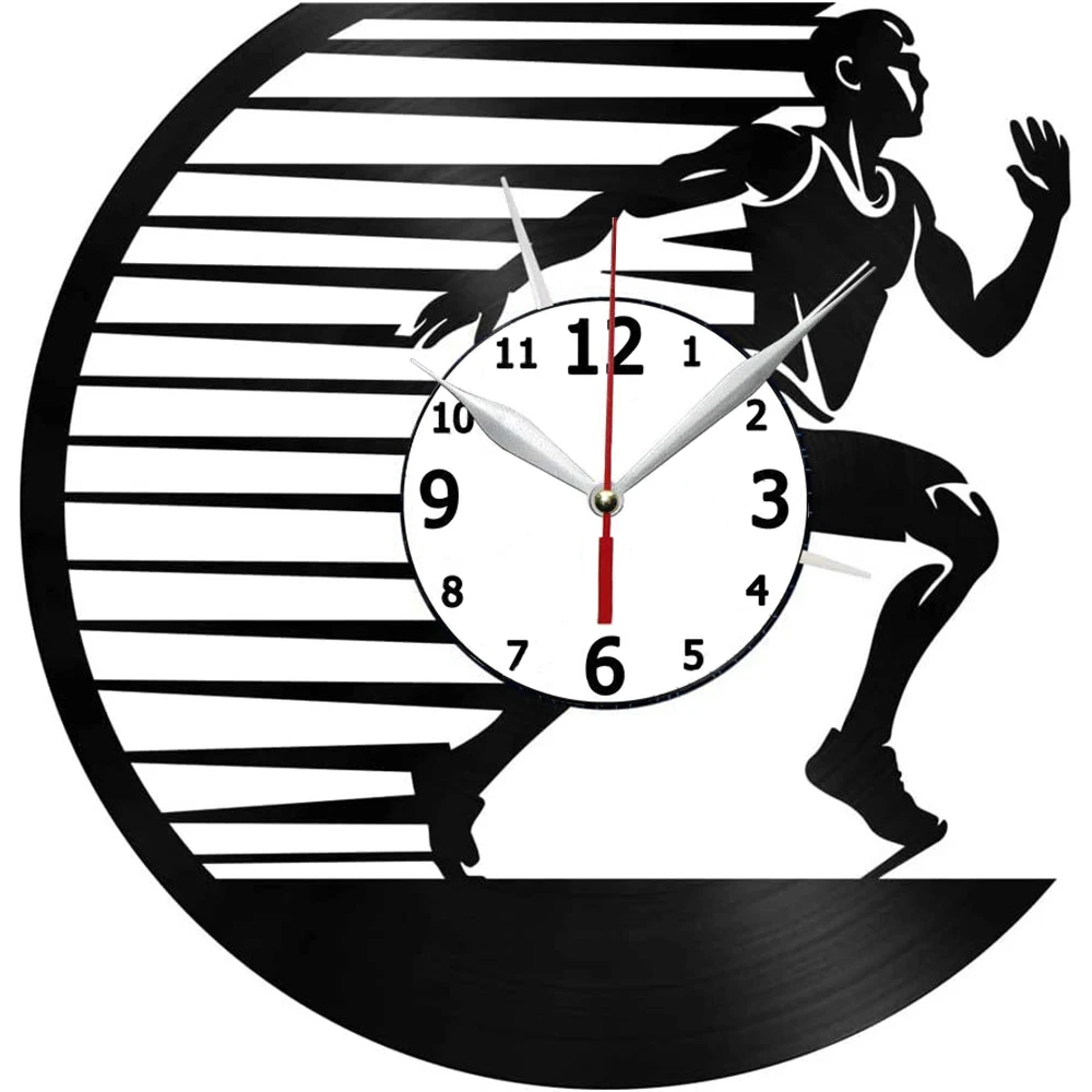 Виниловые настенные часы для бега Athlete, бесшумные и не тихающие настенные часы на батарейках для кухни, дома, гостиной, спальни, школы
Виниловые настенные часы для бега Athlete, бесшумные и не тихающие настенные часы на батарейках для кухни, дома, гостиной, спальни, школы