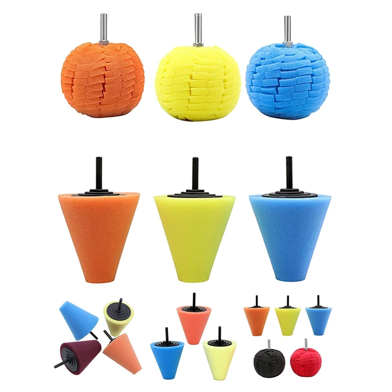 Polishing Pads for Wheel Hub Cleaning 3 Inch Polishing Wheel for Drill Sponge Buffing Pads for Car Care
Polishing Pads for Wheel Hub Cleaning 3 Inch Polishing Wheel for Drill Sponge Buffing Pads for Car Care