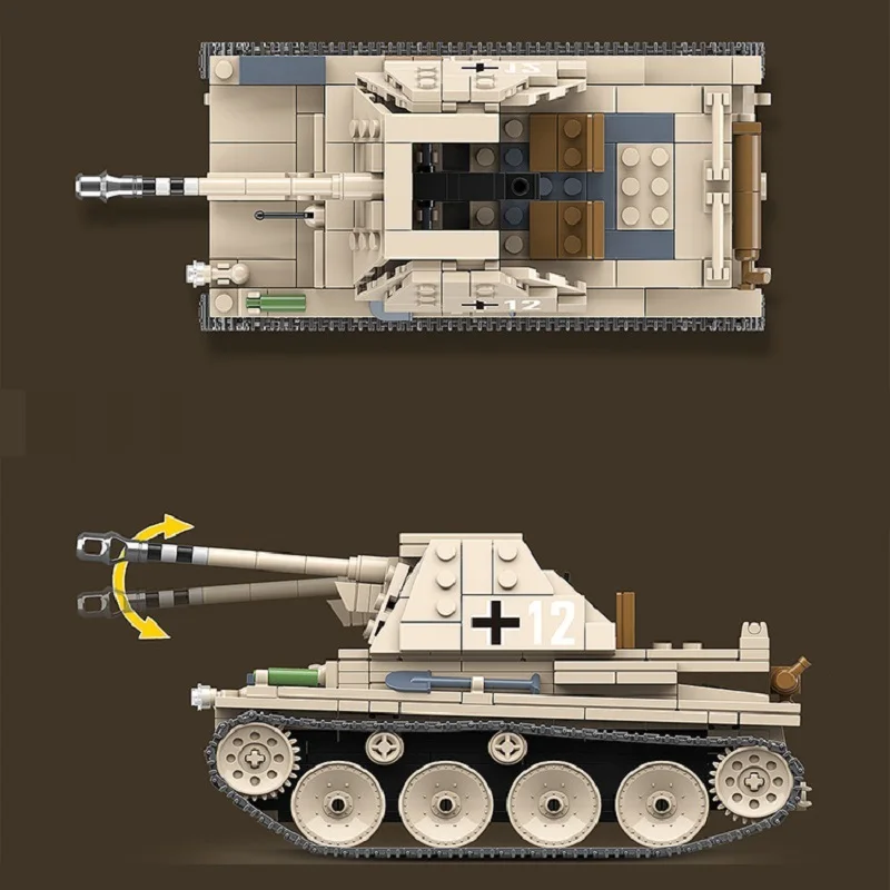 Военная самоходная артиллерия, Современная архитектура MOC, фигурки-конструкторы, мини-конструктор для мальчиков, строительные блоки, игруш...
Военная самоходная артиллерия, Современная архитектура MOC, фигурки-конструкторы, мини-конструктор для мальчиков, строительные блоки, игруш...