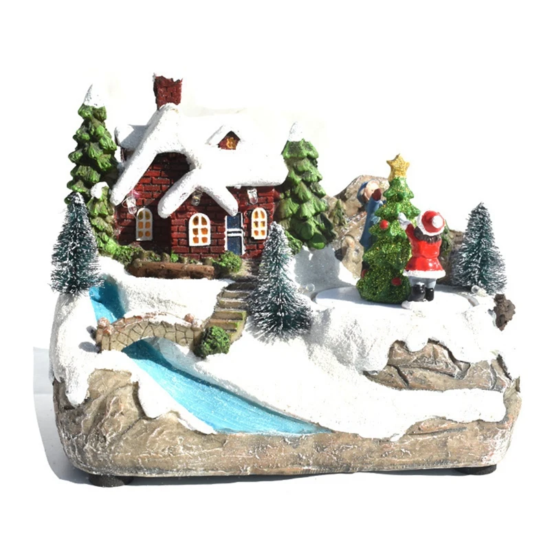 Christmas Glowing Christmas Houses Village Christmas Decorations Snow House With LED Lights For Home Decor
Christmas Glowing Christmas Houses Village Christmas Decorations Snow House With LED Lights For Home Decor