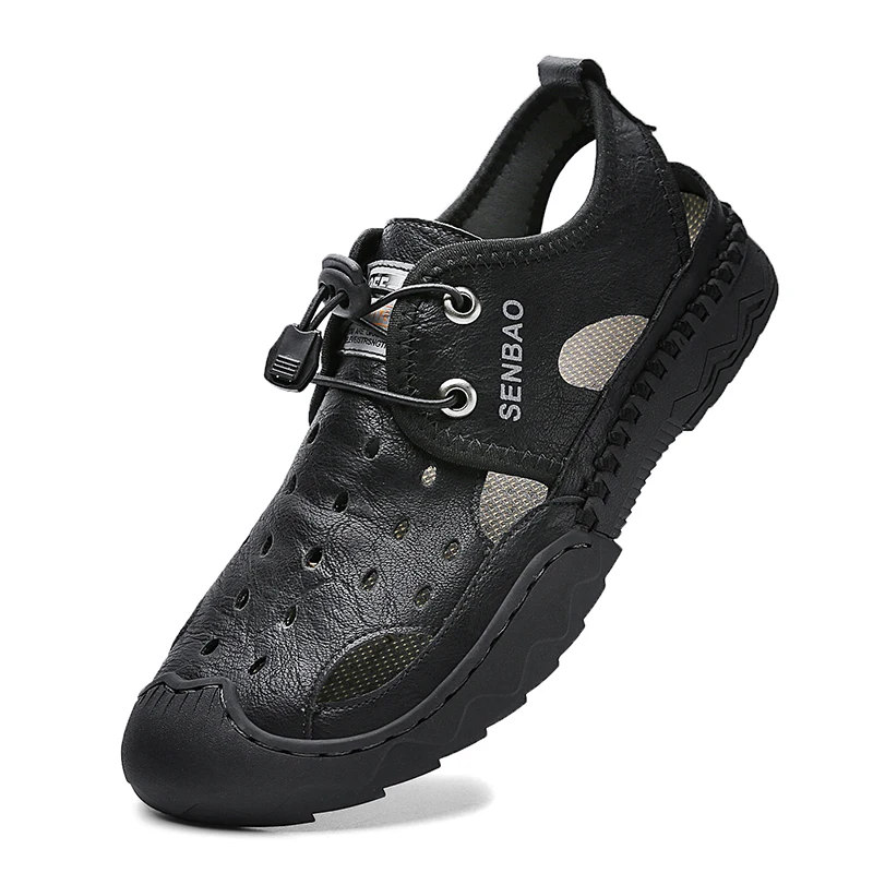 Handwork Genuine Leather Men Shoes Summer 2020 New Men's Sandals Men Sandals Fashion Sandals Slippers
Handwork Genuine Leather Men Shoes Summer 2020 New Men's Sandals Men Sandals Fashion Sandals Slippers