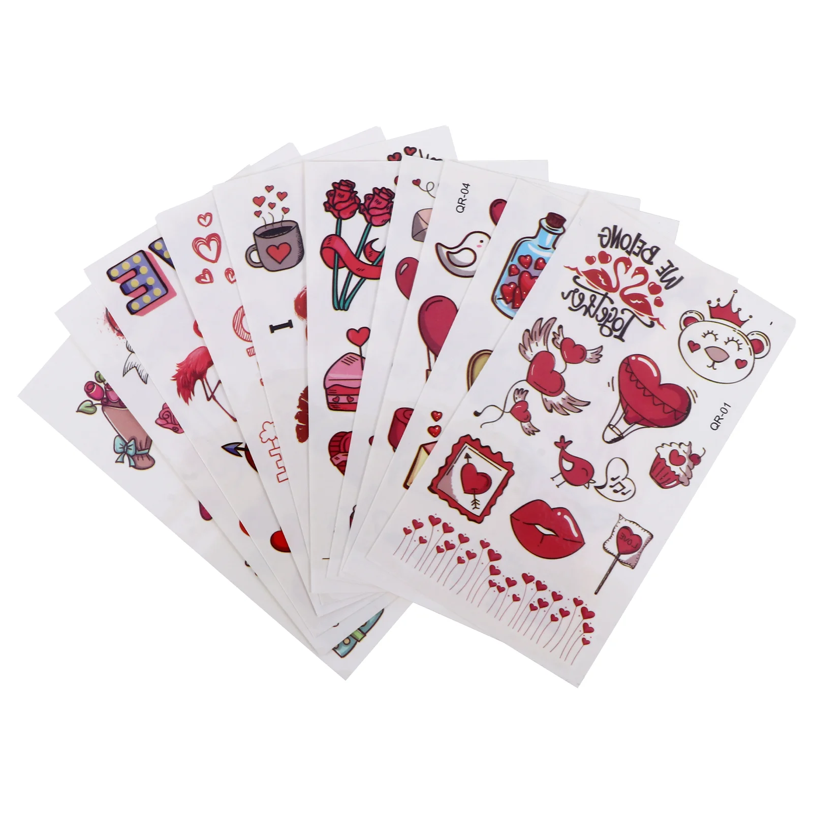 Body Stickers Decals Red Fake Temporary Arm Heart Valentine Stocking Love Stuffers Sketch Valentines Pastes Tatoo Face Lip 
Body Stickers Decals Red Fake Temporary Arm Heart Valentine Stocking Love Stuffers Sketch Valentines Pastes Tatoo Face Lip