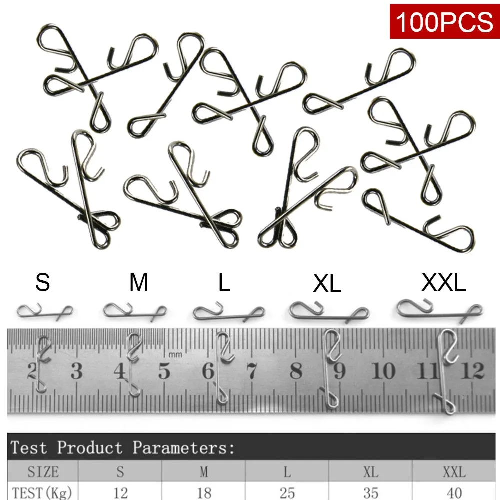 Durable High Quality New Practical Fishing Swivel Snap Silver Swivels 100pcs Clips Knotless S M L XL XXL S-XXL
Durable High Quality New Practical Fishing Swivel Snap Silver Swivels 100pcs Clips Knotless S M L XL XXL S-XXL