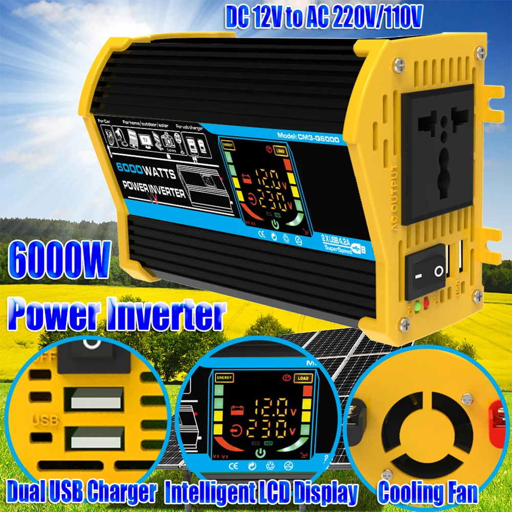 Quick Installation Car Power Inverter 500W LED Display Lightweight Vehicle Power Inverter High Performance
Quick Installation Car Power Inverter 500W LED Display Lightweight Vehicle Power Inverter High Performance