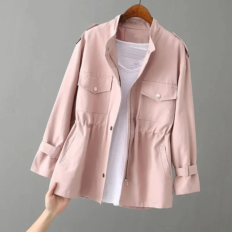 2022 Autumn New Women's Jacket Long Sleeves Casual Windbreaker Korean Loose Zipper Jacket Female Student Basic Coat Outerwear
2022 Autumn New Women's Jacket Long Sleeves Casual Windbreaker Korean Loose Zipper Jacket Female Student Basic Coat Outerwear