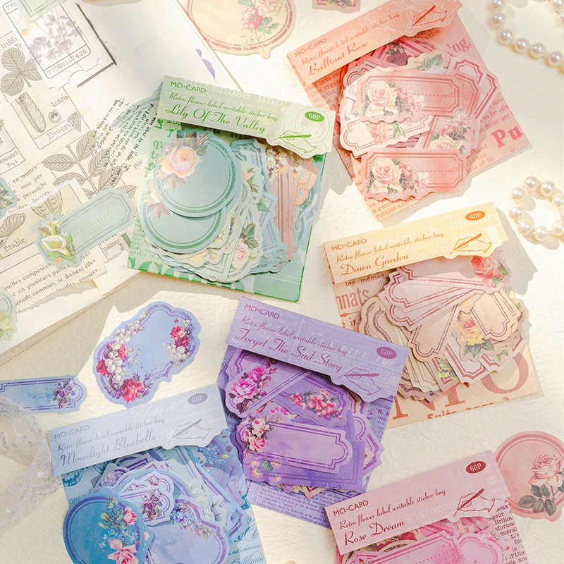 60pcs Vintage flower labels sticker package Plant flowers Writable DIY Scrapbooking material Sealing paste junk journal supplies
60pcs Vintage flower labels sticker package Plant flowers Writable DIY Scrapbooking material Sealing paste junk journal supplies