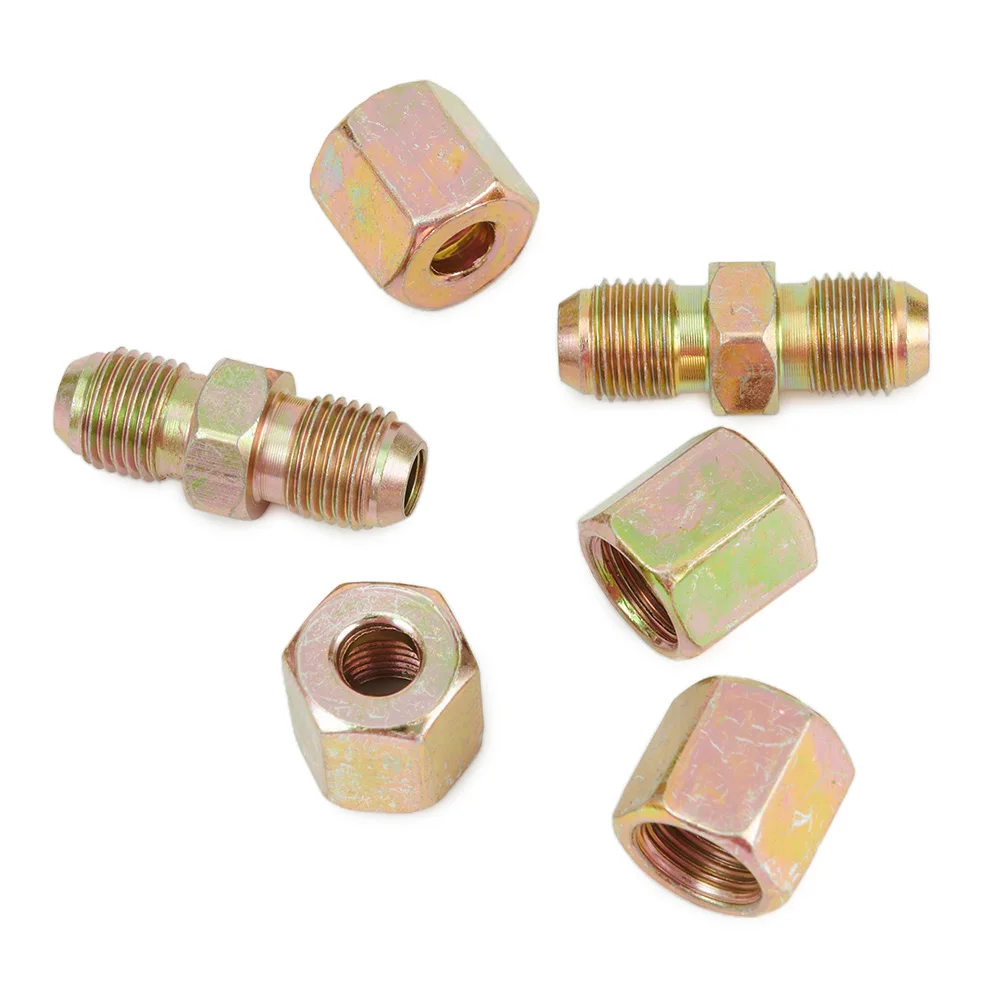 Practical Durable Brake Pipe Unions 6 Pcs Accessories Fittings For 3/16\\\" Pipe Inline Male + Female Nuts Parts
Practical Durable Brake Pipe Unions 6 Pcs Accessories Fittings For 3/16\\\" Pipe Inline Male + Female Nuts Parts