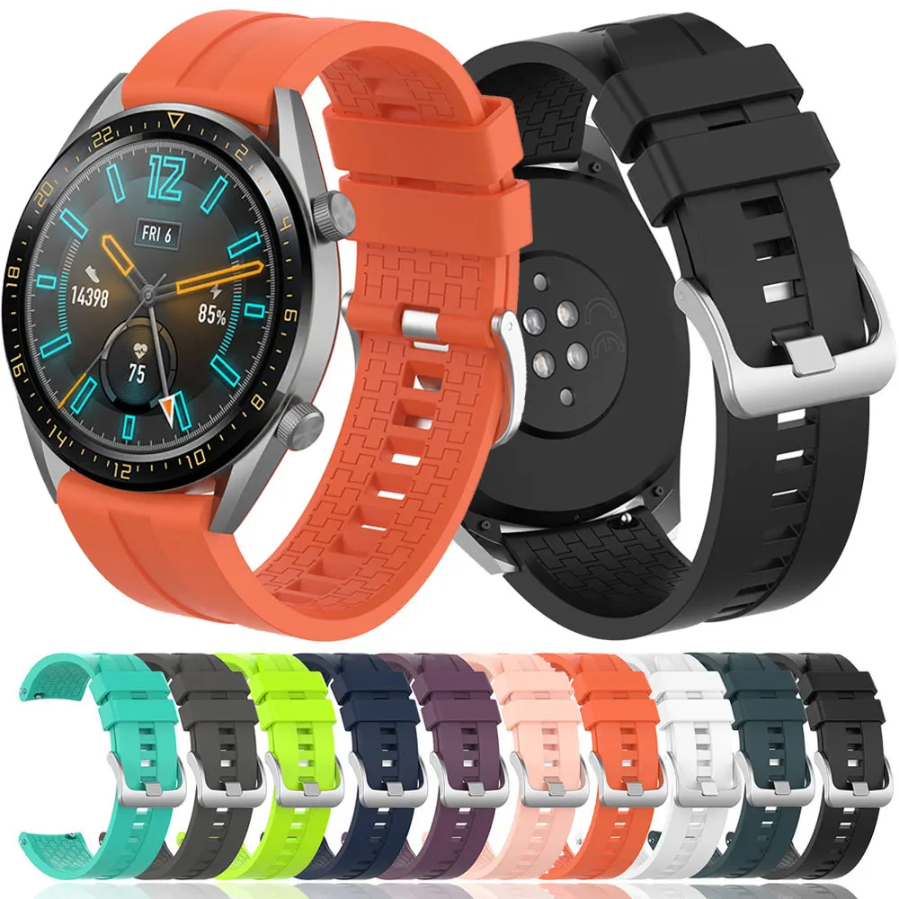 22mm Silicone Watch Strap For Huawei Watch GT2 46mm Huami Amazfit GTR 47mm 2/2S Smartwatch Watchband Wrist Replacement Bracelet
22mm Silicone Watch Strap For Huawei Watch GT2 46mm Huami Amazfit GTR 47mm 2/2S Smartwatch Watchband Wrist Replacement Bracelet