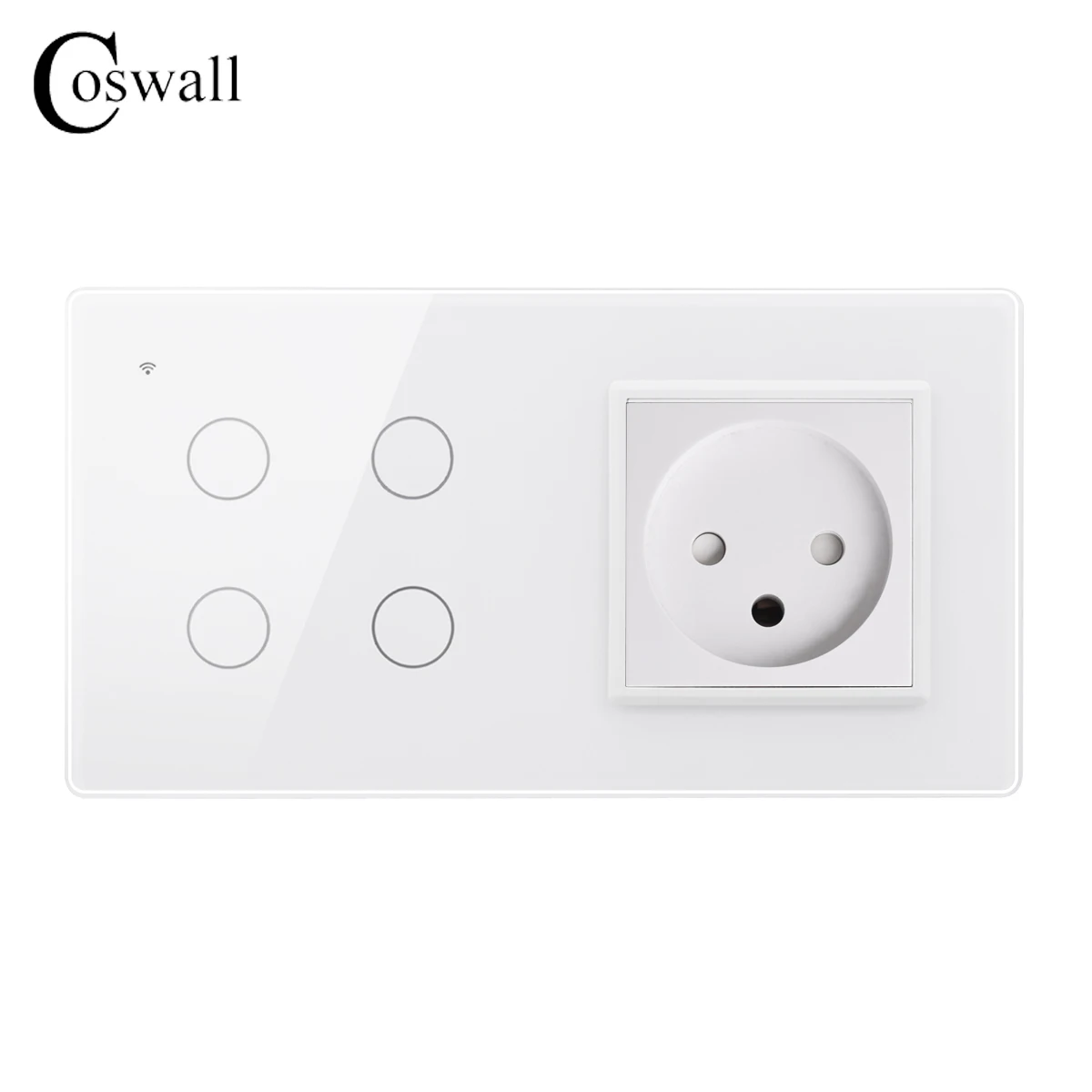 Интеллектуальный сенсорный выключатель Coswall 4 группы
Интеллектуальный сенсорный выключатель Coswall 4 группы