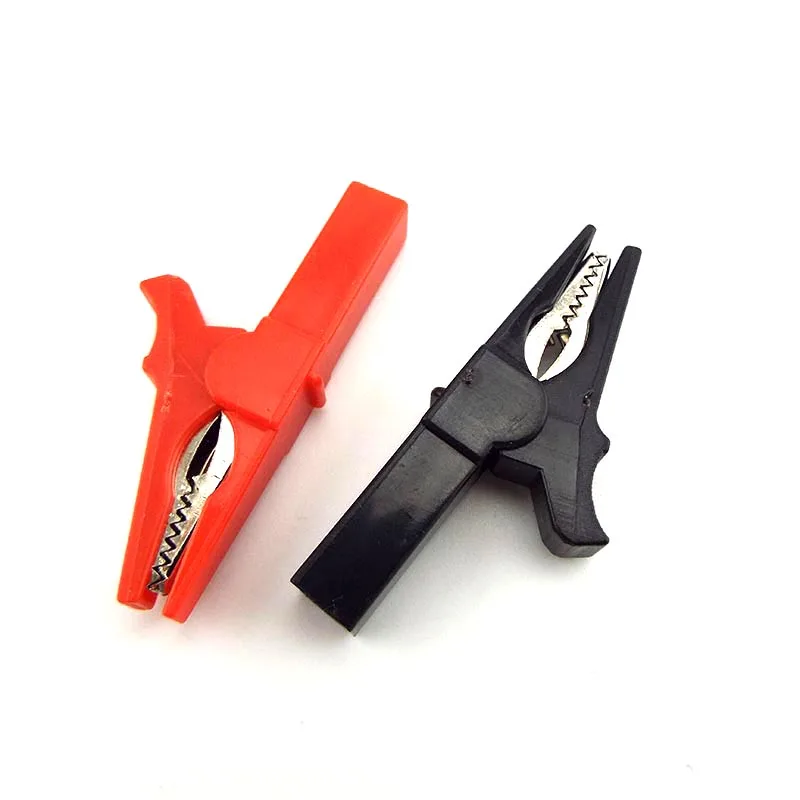 Battery Test Clip 55MM 20A Insulated Alligator Clip to 4mm Banana Plug for Multimeter Pen Cable Probes Crocodile Clip
Battery Test Clip 55MM 20A Insulated Alligator Clip to 4mm Banana Plug for Multimeter Pen Cable Probes Crocodile Clip