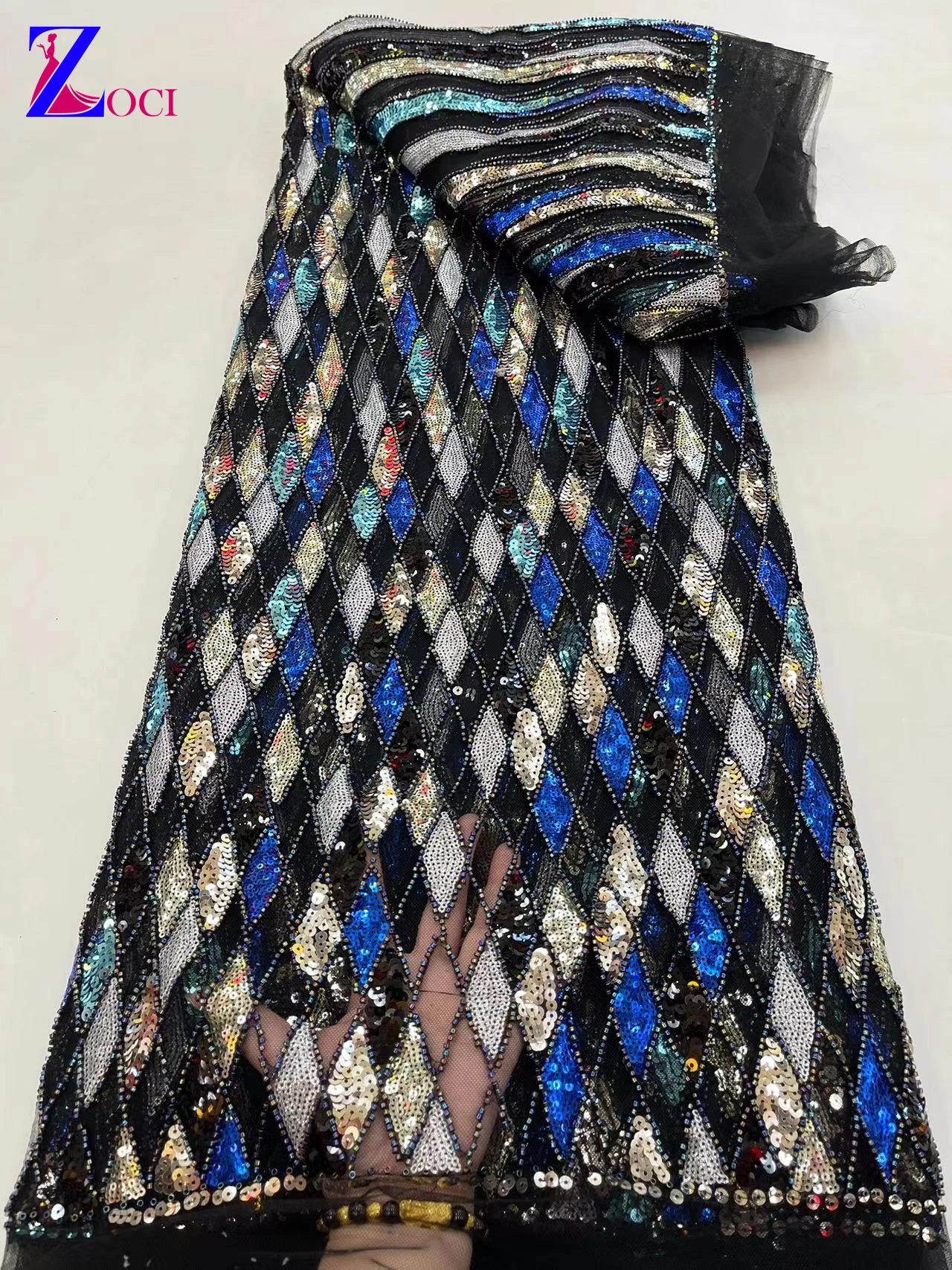 2023 Высококачественная французская вышивка, плотная кружевная ткань для жениха, африканская нигерийская ткань с блестками для свадебного платья 
2023 Высококачественная французская вышивка, плотная кружевная ткань для жениха, африканская нигерийская ткань с блестками для свадебного платья