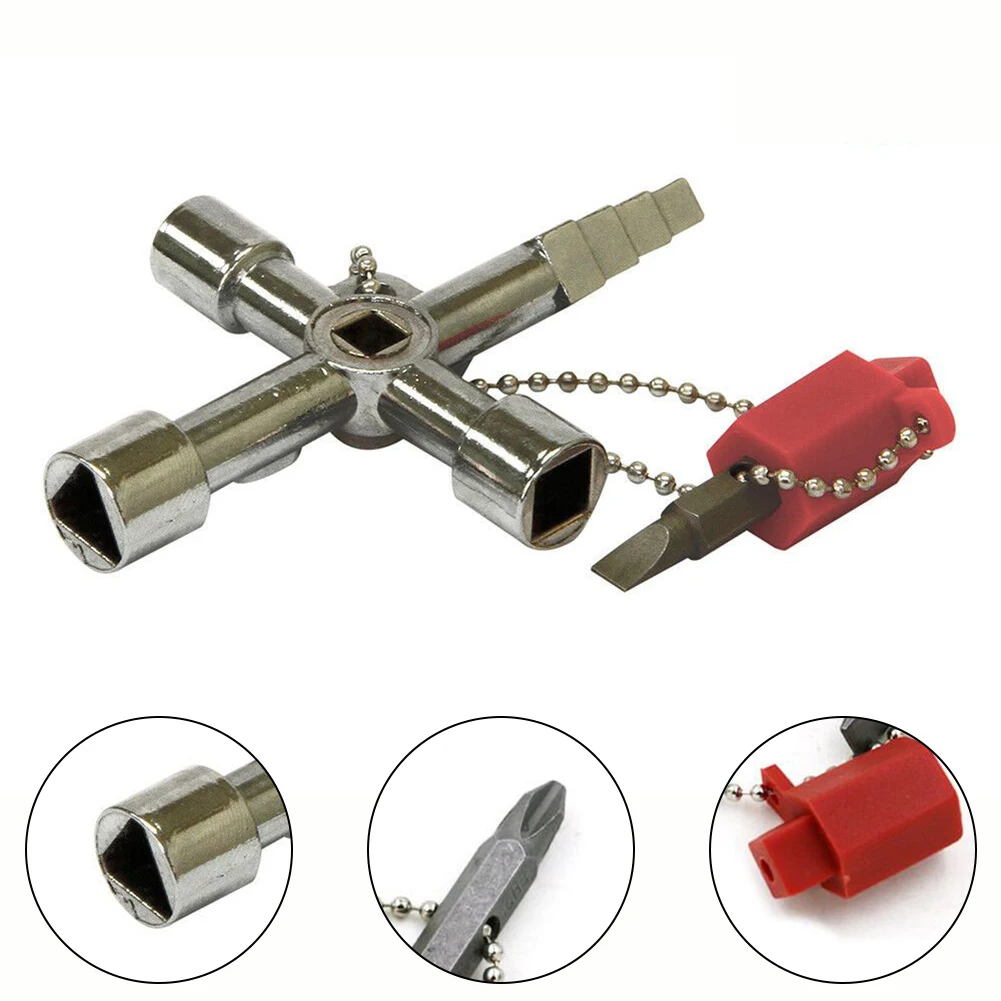 4 Way Gas Electric Meter Box Radiator Plumbing Tool DIY Multi-Purpose Plumbers Utilities Gas Water Wrench Keys Hand Tool
4 Way Gas Electric Meter Box Radiator Plumbing Tool DIY Multi-Purpose Plumbers Utilities Gas Water Wrench Keys Hand Tool