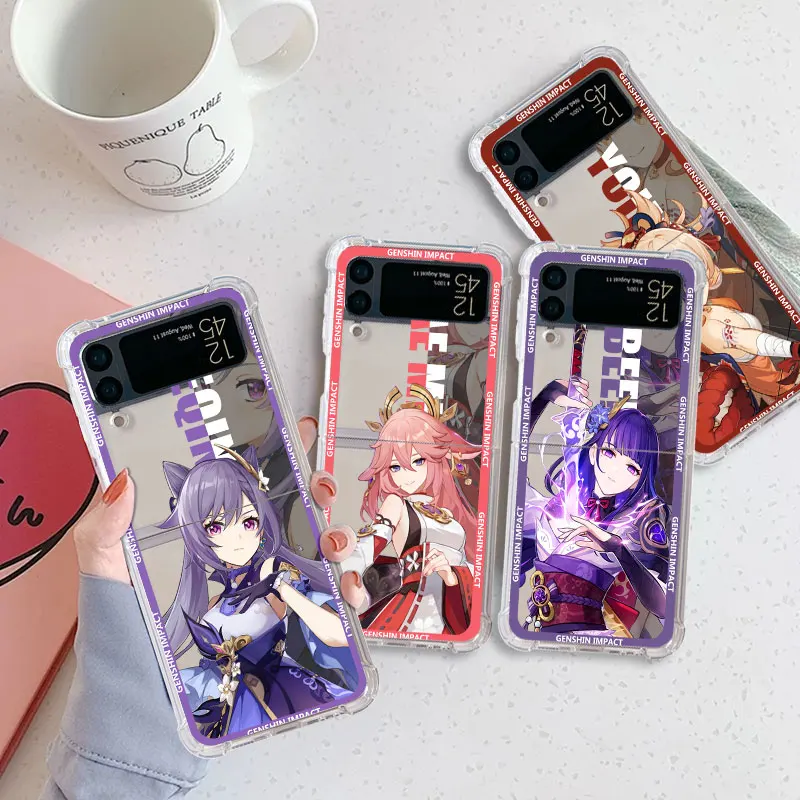 Case For Samsung Galaxy Z Flip 3 5G Funda Z Flip 4 Luxury Clear PC Hard Shockproof Back Phone Coque Genshin Impact Game
Case For Samsung Galaxy Z Flip 3 5G Funda Z Flip 4 Luxury Clear PC Hard Shockproof Back Phone Coque Genshin Impact Game