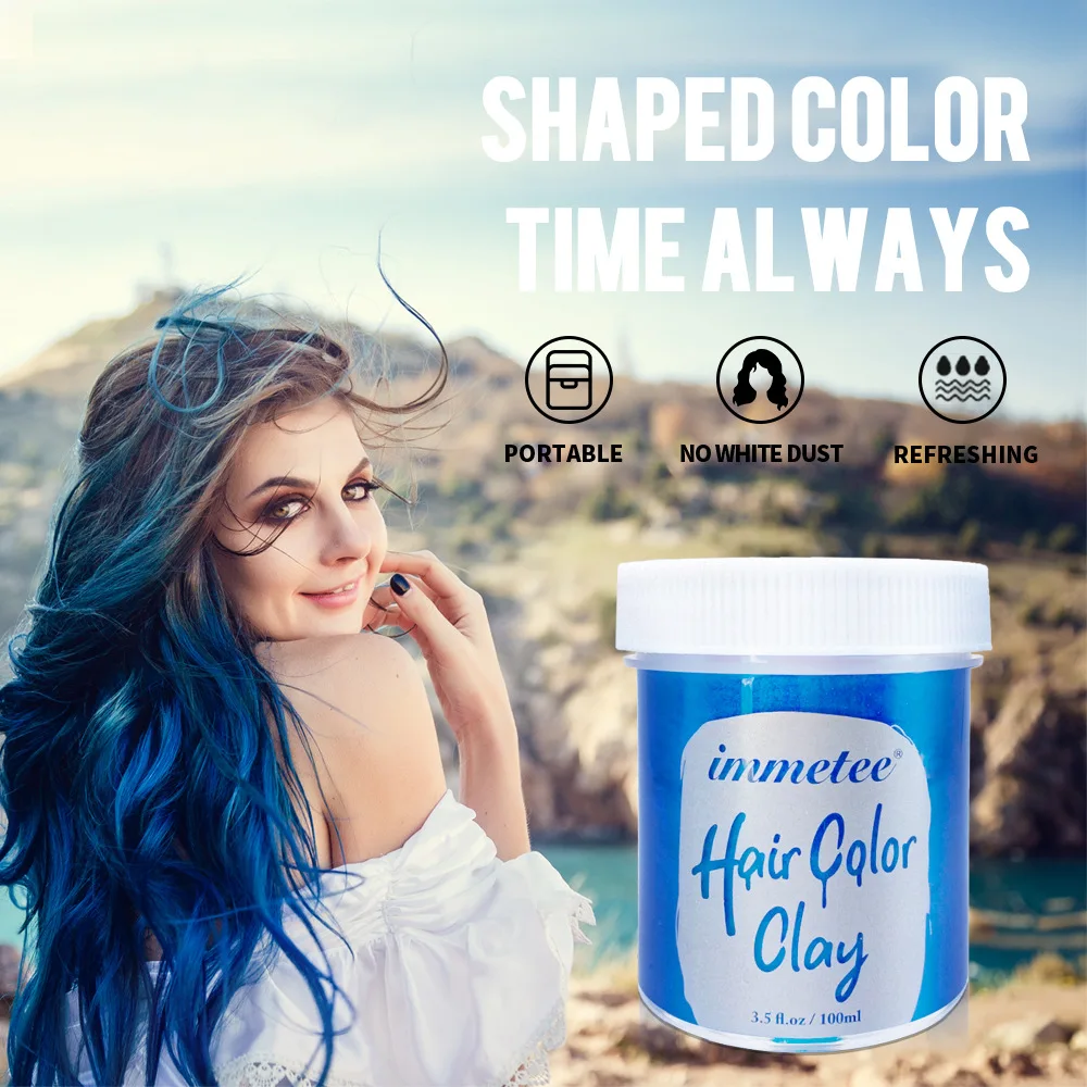 4 Colors Hair Strong Gel Cream Hair Color Styling Wax Color Hair Mud for Women Natural Hair Dye Hair Wax Hair Mud Disposable
4 Colors Hair Strong Gel Cream Hair Color Styling Wax Color Hair Mud for Women Natural Hair Dye Hair Wax Hair Mud Disposable