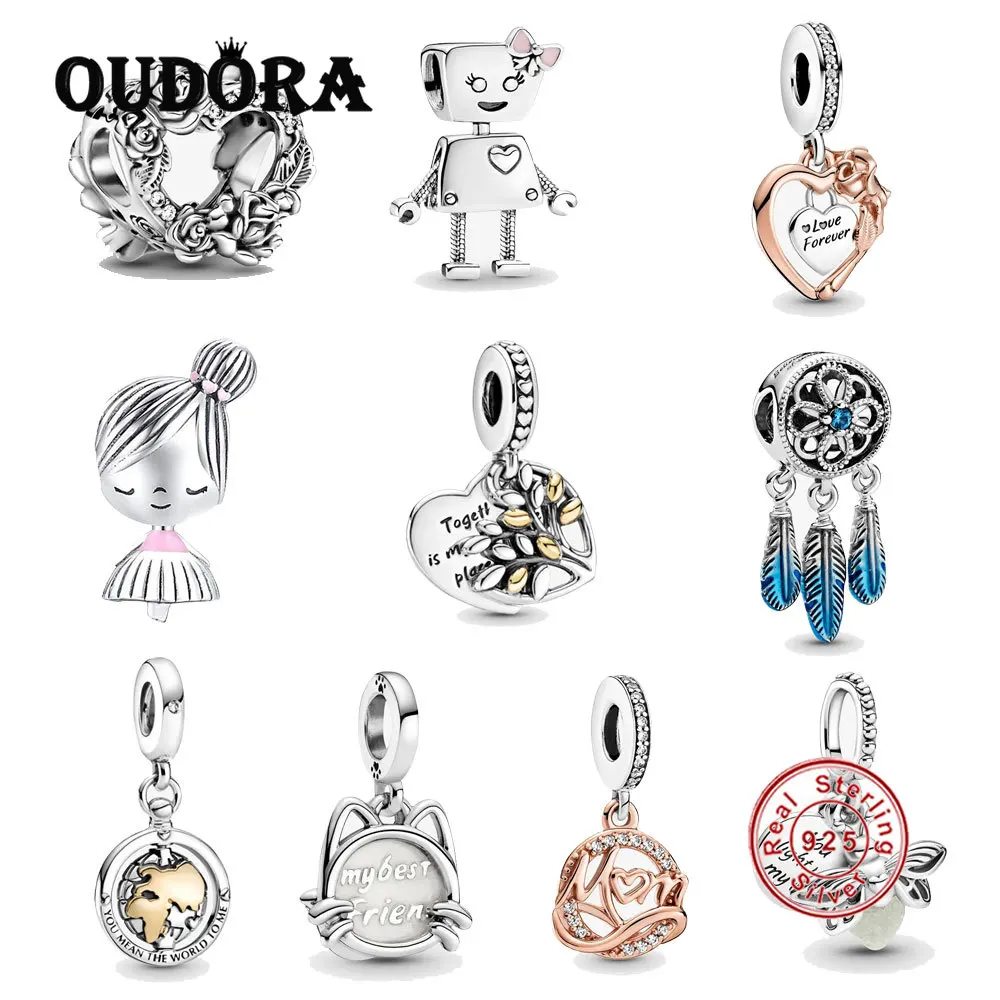 Two-Tone Family Tree Heart Dangle Charm Fit Original Pan Bracelet Charm 925 Sterling Silver Charm Women Jewelry Berloque
Two-Tone Family Tree Heart Dangle Charm Fit Original Pan Bracelet Charm 925 Sterling Silver Charm Women Jewelry Berloque