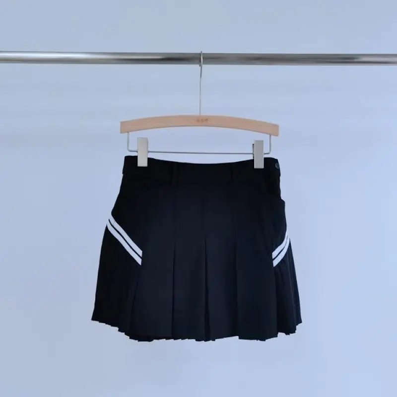 Golf Women's Thin Short Skirt Quick Dried Elastic Pleated Skirt Age Reducing Fashion Slim Black Golf Half Skirt
Golf Women's Thin Short Skirt Quick Dried Elastic Pleated Skirt Age Reducing Fashion Slim Black Golf Half Skirt