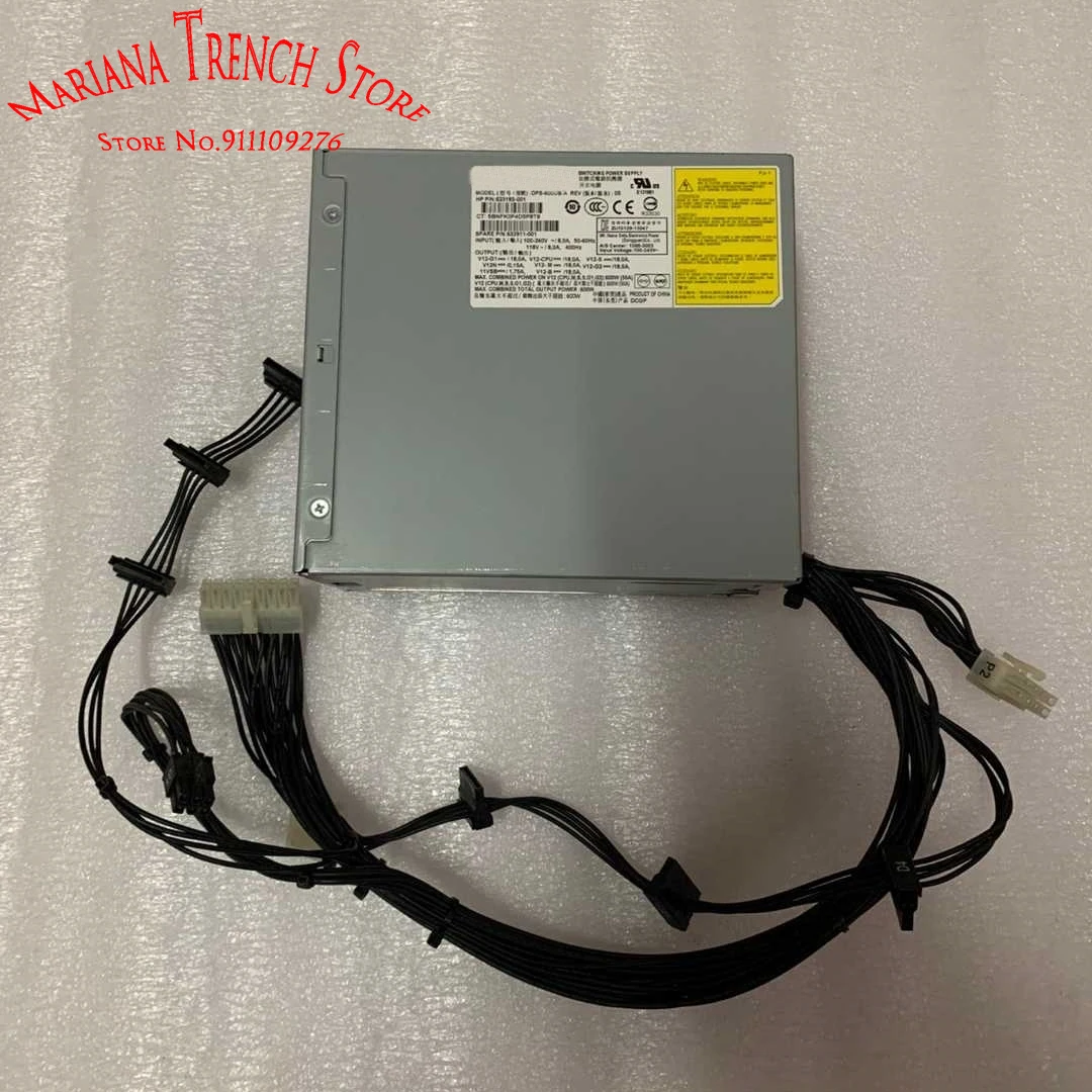 DPS-600UB A для HP Z420 Tower, блок питания графической рабочей станции 623193-001 600 Вт
DPS-600UB A для HP Z420 Tower, блок питания графической рабочей станции 623193-001 600 Вт