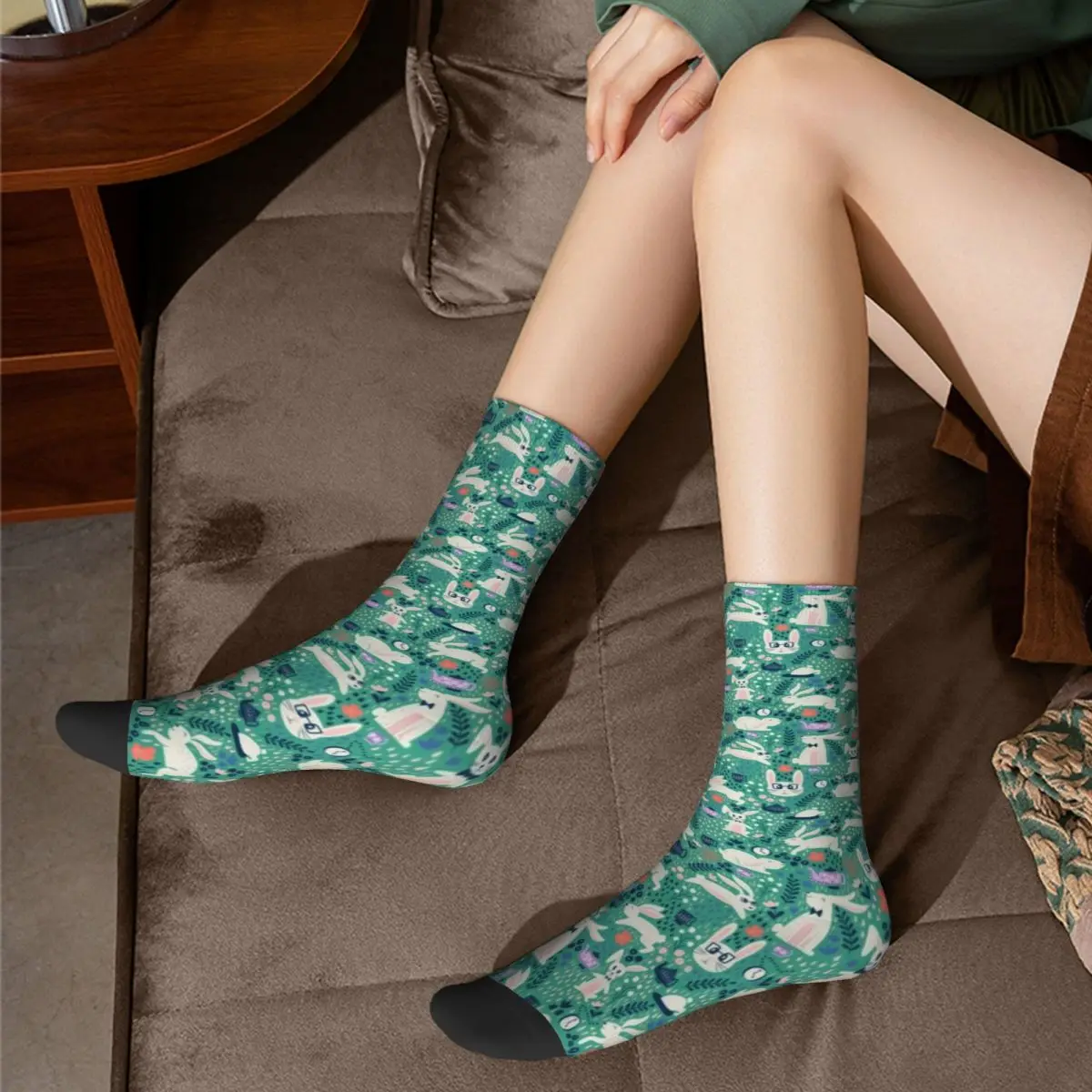 Easter Rabbit Socks Bunnies and Teapots Aqua Teenage Cool Mid Stockings Large Chemical Fiber Creative Sports Socks
Easter Rabbit Socks Bunnies and Teapots Aqua Teenage Cool Mid Stockings Large Chemical Fiber Creative Sports Socks