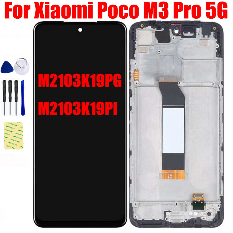 Оригинальный ЖК-дисплей 6,5 дюйма для Xiaomi Poco M3 Pro, панель M2103K19PG M2103K19PI, ЖК-сенсорный экран с дигитайзером в сборе, рамка
Оригинальный ЖК-дисплей 6,5 дюйма для Xiaomi Poco M3 Pro, панель M2103K19PG M2103K19PI, ЖК-сенсорный экран с дигитайзером в сборе, рамка