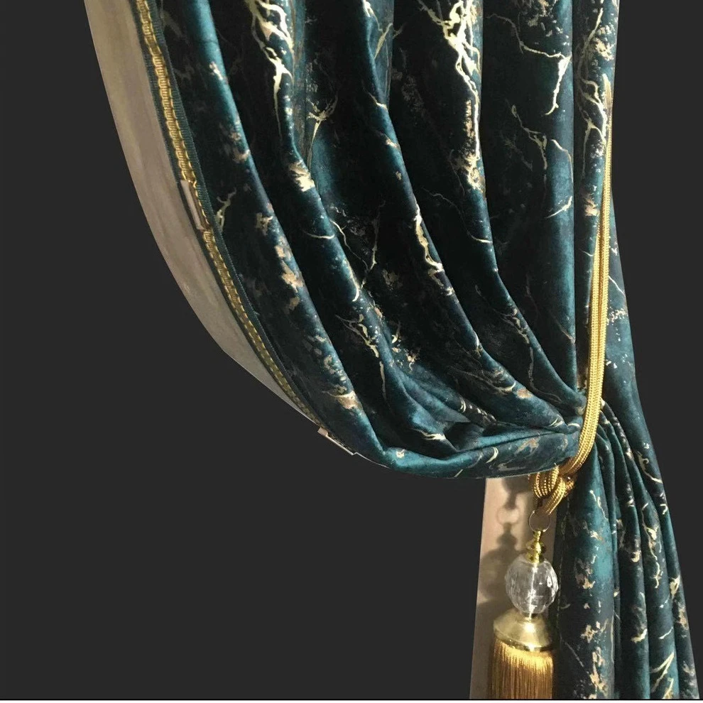 European Green Blackout Luxury Curtains for Living Room Bedroom Splicin Texture Dining Elegant Decoration Thickened Gold Cloth
European Green Blackout Luxury Curtains for Living Room Bedroom Splicin Texture Dining Elegant Decoration Thickened Gold Cloth