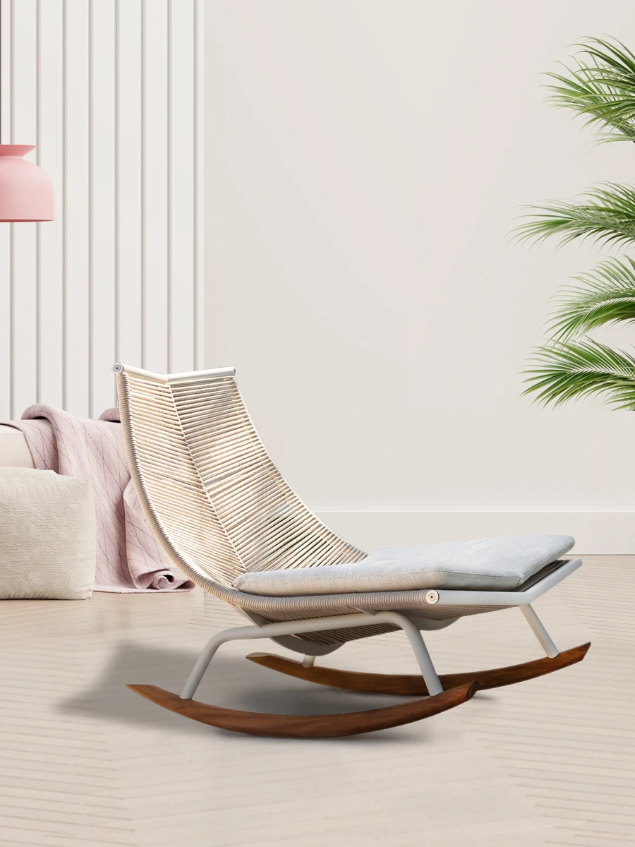 Nordic Courtyard Outdoor Rocking Chair Rattan Furniture Leisure Recliner Balcony Sofa Light Luxury Rocking Chair
Nordic Courtyard Outdoor Rocking Chair Rattan Furniture Leisure Recliner Balcony Sofa Light Luxury Rocking Chair