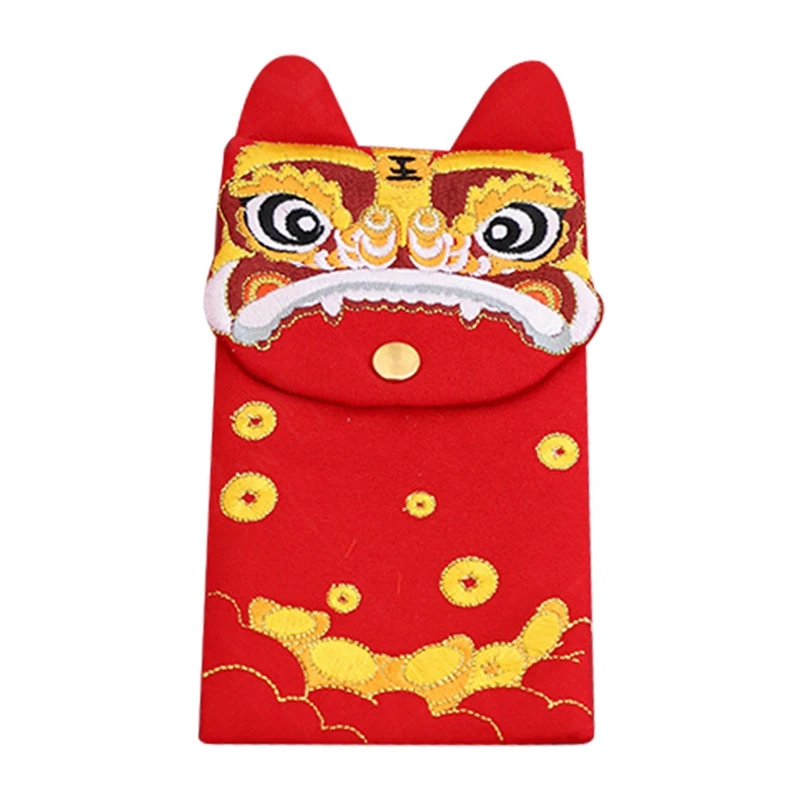 Chinese Red Envelopes Hongbao Gift Wrap Bag Embroidery Tiger Lucky Money Pockets Chinese Embroidered For New Year
Chinese Red Envelopes Hongbao Gift Wrap Bag Embroidery Tiger Lucky Money Pockets Chinese Embroidered For New Year