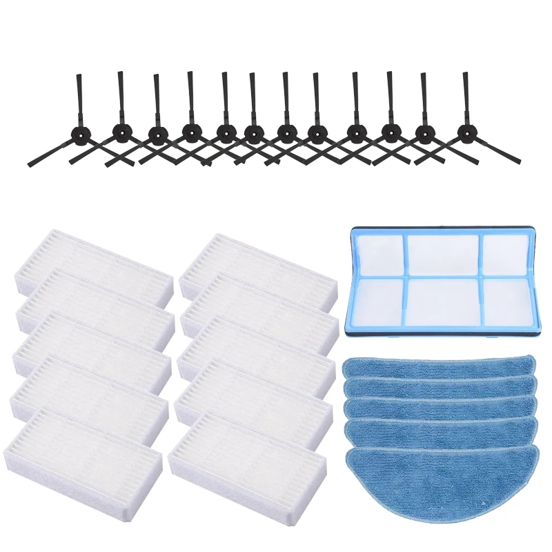 Side Brush Hepa Filter Mop Cloth Filter for Ilife V50 V55 V5 V5S V3 V3S V5Pro X5 V5S Pro Vacuum Cleaner Parts
Side Brush Hepa Filter Mop Cloth Filter for Ilife V50 V55 V5 V5S V3 V3S V5Pro X5 V5S Pro Vacuum Cleaner Parts