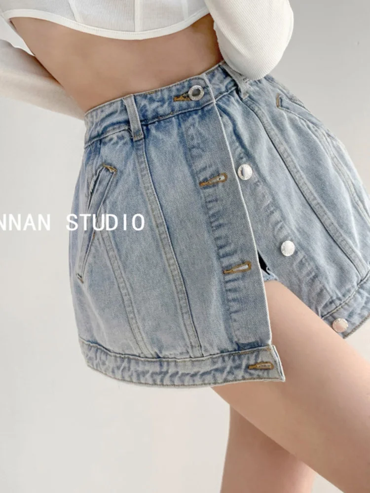 New WOMEGAGA 2022 Retro Street Style Sexy Hot Girl Mini A-Line Denim Skirt Summer High Waist Thin Breasted Design Women RZKZ
New WOMEGAGA 2022 Retro Street Style Sexy Hot Girl Mini A-Line Denim Skirt Summer High Waist Thin Breasted Design Women RZKZ