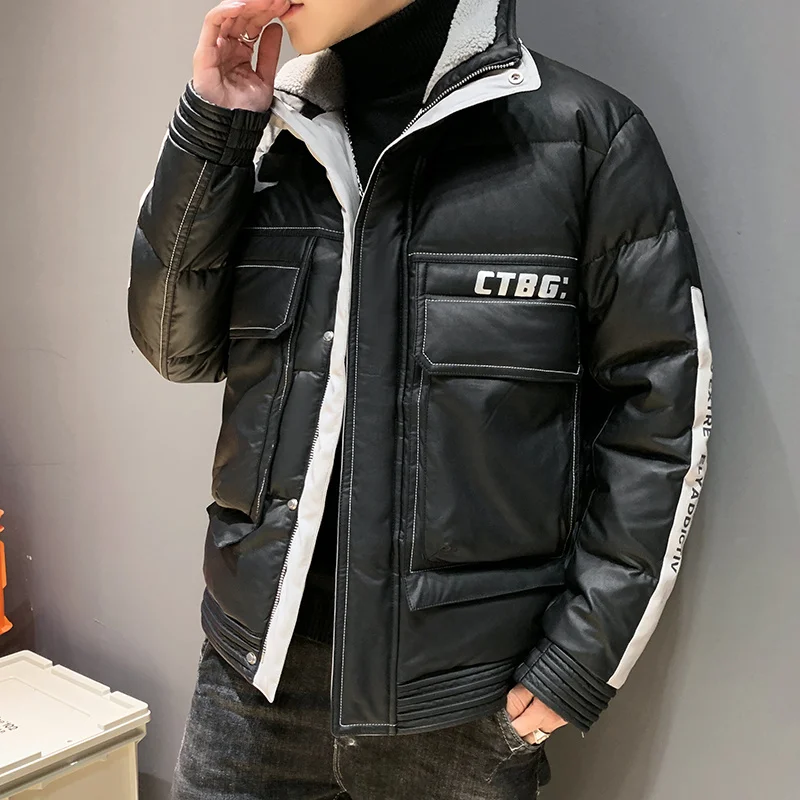 Men's Classic Casual Winter Warm White Duck Down Jackets For Youth Thick Faux Leather Parkas Coats Outwear Tops Clothing
Men's Classic Casual Winter Warm White Duck Down Jackets For Youth Thick Faux Leather Parkas Coats Outwear Tops Clothing
