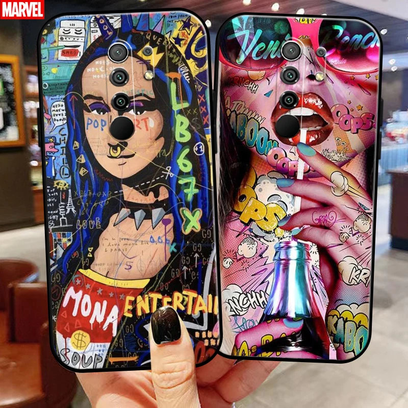 Street Graffiti Oil Painting Phone Case For Xiaomi Redmi 9 Carcasa Black Funda Soft Silicone Cover Coque
Street Graffiti Oil Painting Phone Case For Xiaomi Redmi 9 Carcasa Black Funda Soft Silicone Cover Coque