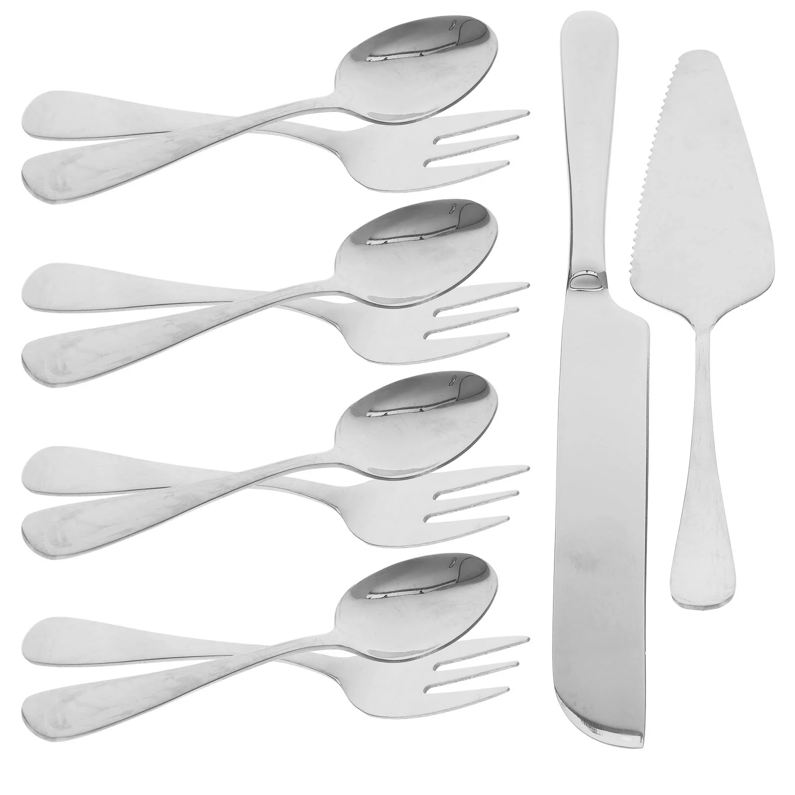 Concentrate Fork Knife Combination Banquet Cake Kit Spatula Stainless Steel Cutting
Concentrate Fork Knife Combination Banquet Cake Kit Spatula Stainless Steel Cutting