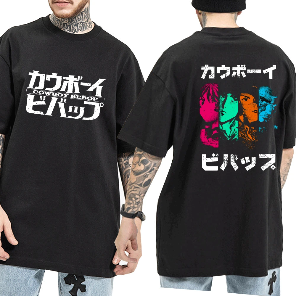 Крутая футболка Cowboy Bebop для мужчин и женщин, футболка с японским аниме, летние модные хлопковые футболки для пар, мужские и женские топы для о...
Крутая футболка Cowboy Bebop для мужчин и женщин, футболка с японским аниме, летние модные хлопковые футболки для пар, мужские и женские топы для о...