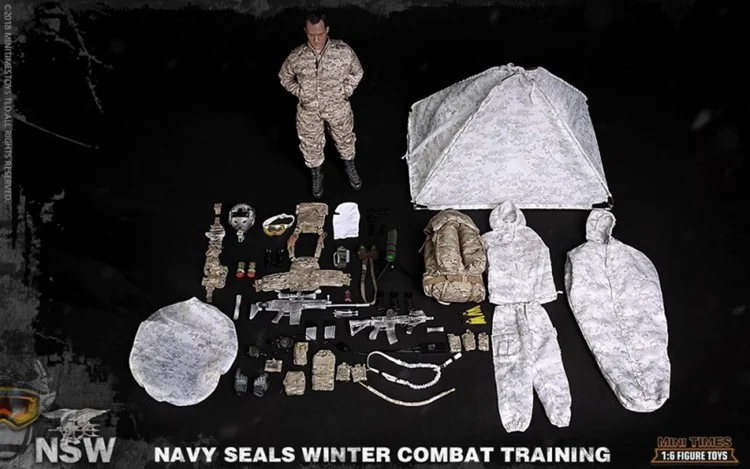 Minitimes Toys M011 1/6 US Navy Seals NSW Winter Training Full Set 12'' Action Figure Soldier In Stock For Fans Collection
Minitimes Toys M011 1/6 US Navy Seals NSW Winter Training Full Set 12'' Action Figure Soldier In Stock For Fans Collection