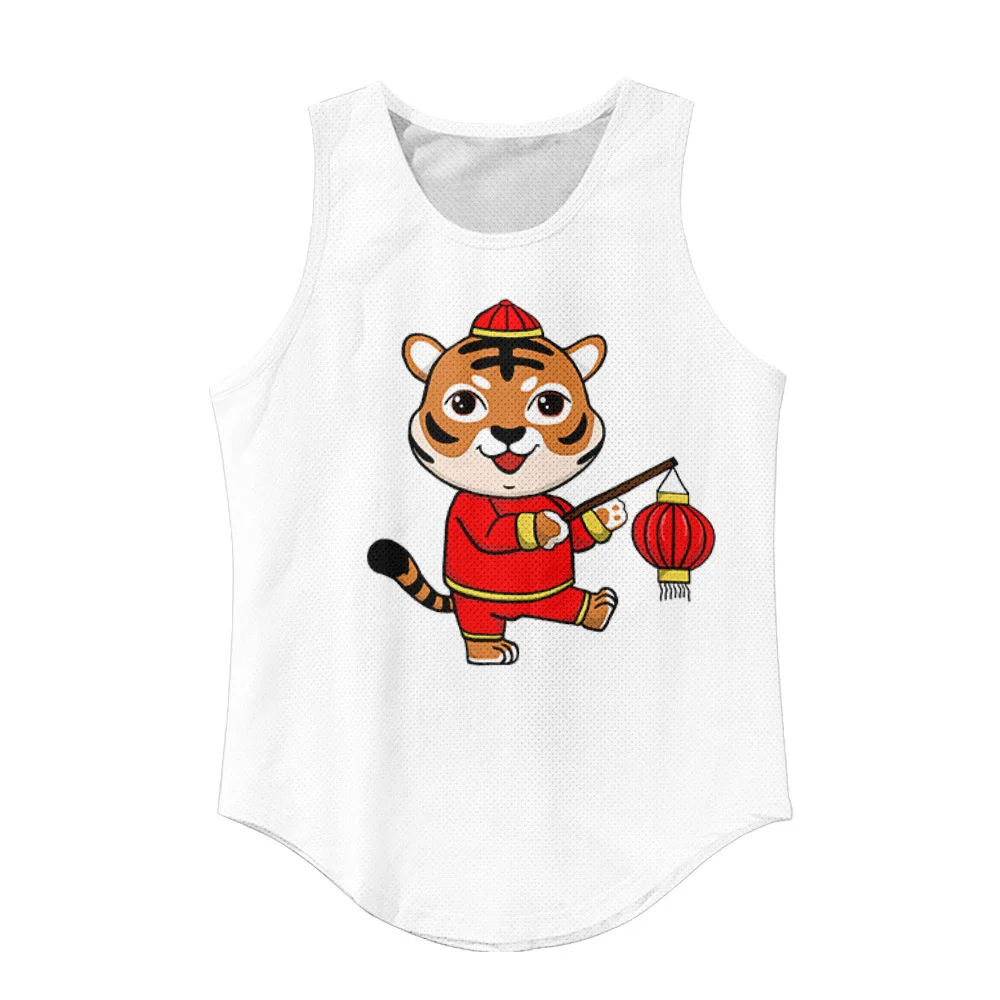 Quick Drying White Tiger Print Vest Men Chinese Style Tank Tops Underwear Male Fitness Breathable Singlets Undershirts
Quick Drying White Tiger Print Vest Men Chinese Style Tank Tops Underwear Male Fitness Breathable Singlets Undershirts