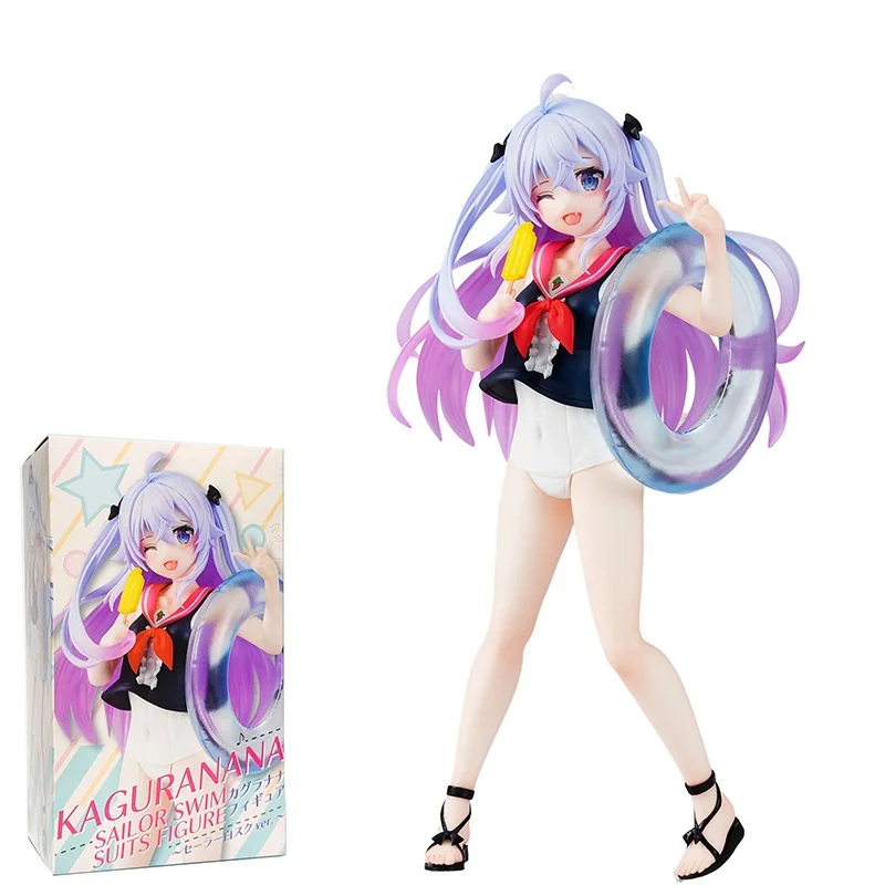 19cm Anime Idol Kagura Nana Summer Swimsuit Version Action Figure Decoration Collection Gift
19cm Anime Idol Kagura Nana Summer Swimsuit Version Action Figure Decoration Collection Gift