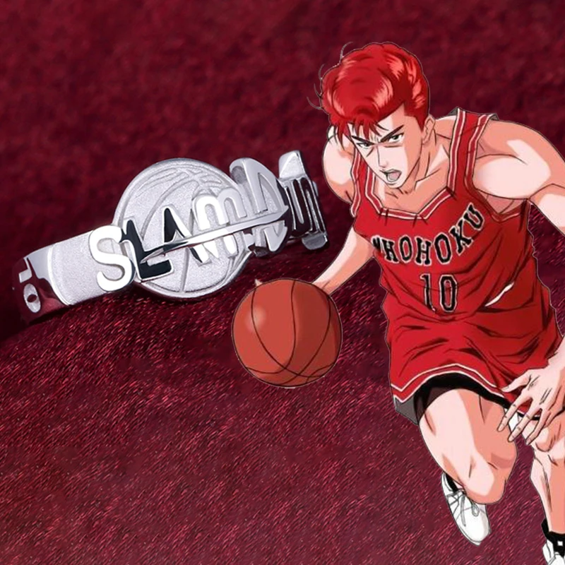 Аниме Slam Dunk Coslay Hanamichi Sakuragi No.10 серебро 925 пробы регулируемое кольцо на палец реквизит модные ювелирные изделия для мужчин рождественские под...
Аниме Slam Dunk Coslay Hanamichi Sakuragi No.10 серебро 925 пробы регулируемое кольцо на палец реквизит модные ювелирные изделия для мужчин рождественские под...
