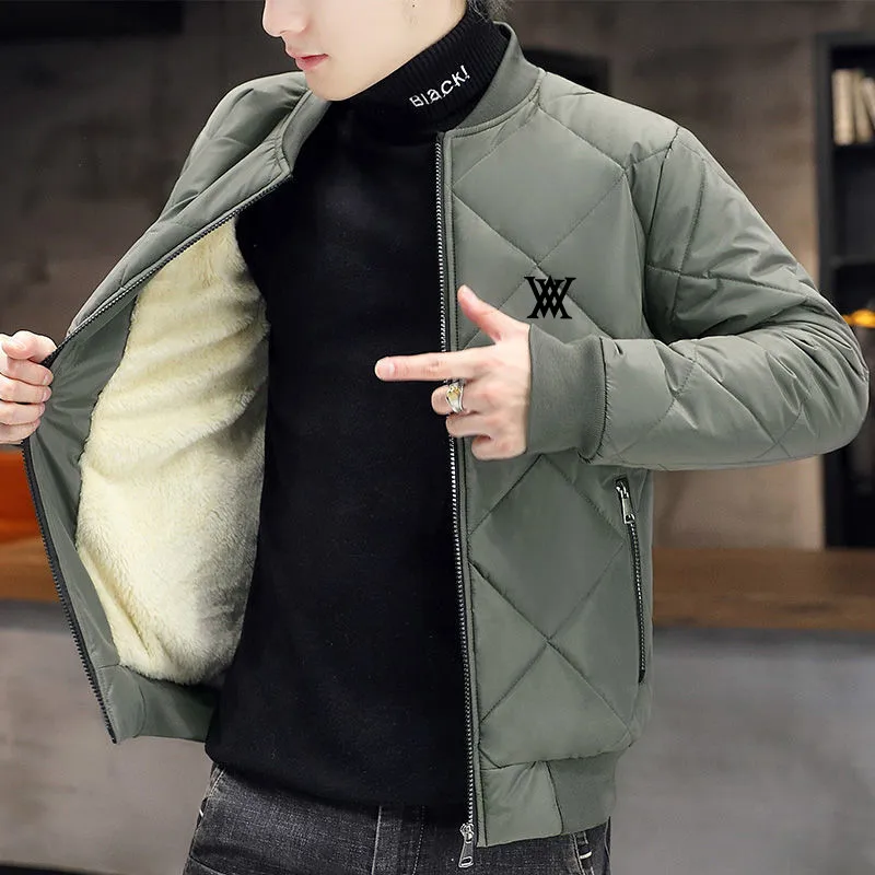 Winter Men Stand Collar Puffer Warm Golf Down Jacket Zipper Thick Windbreaker Jacket Waterproof Duck Parka Plush Coat Male
Winter Men Stand Collar Puffer Warm Golf Down Jacket Zipper Thick Windbreaker Jacket Waterproof Duck Parka Plush Coat Male