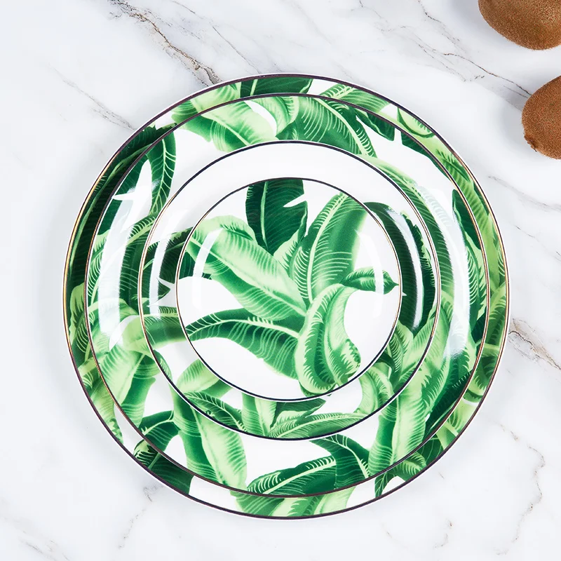 Western food plate Home bone China Phnom Penh Deluxe Model Room Flat Steak Plate Dishes Western food tableware ceramic plates
Western food plate Home bone China Phnom Penh Deluxe Model Room Flat Steak Plate Dishes Western food tableware ceramic plates