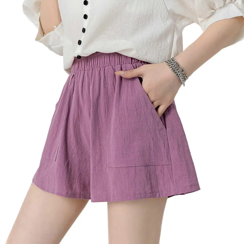 Fashion Shorts for Women Mid-rise Elastic Waistband Pockets Women Shorts Summer Wide Leg Running Casual Shorts Streetwear
Fashion Shorts for Women Mid-rise Elastic Waistband Pockets Women Shorts Summer Wide Leg Running Casual Shorts Streetwear