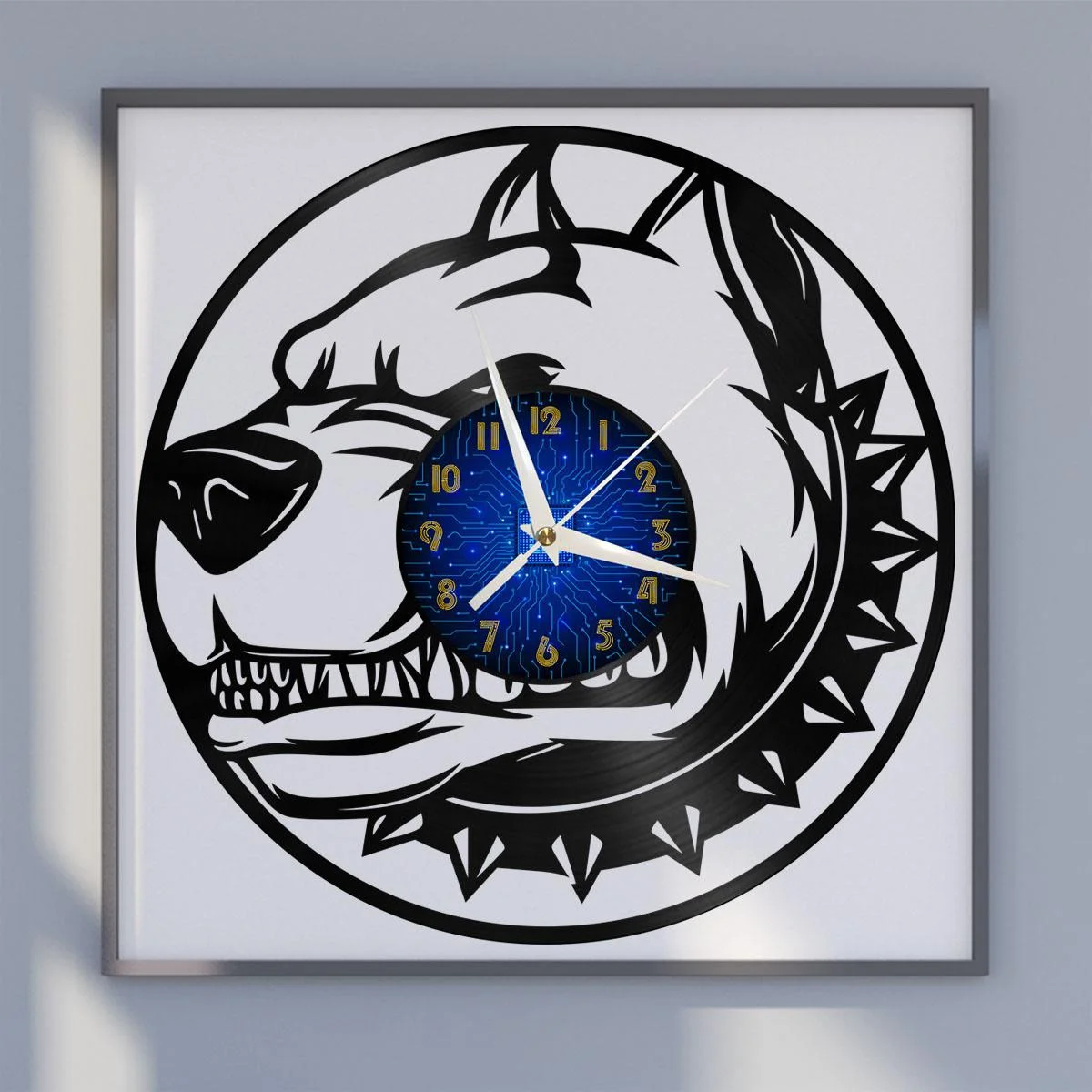 Vicious Dog Vinyl Wall Clock, Vinyl Record Clock Wall Art Silent & Non-ticking
Vicious Dog Vinyl Wall Clock, Vinyl Record Clock Wall Art Silent & Non-ticking