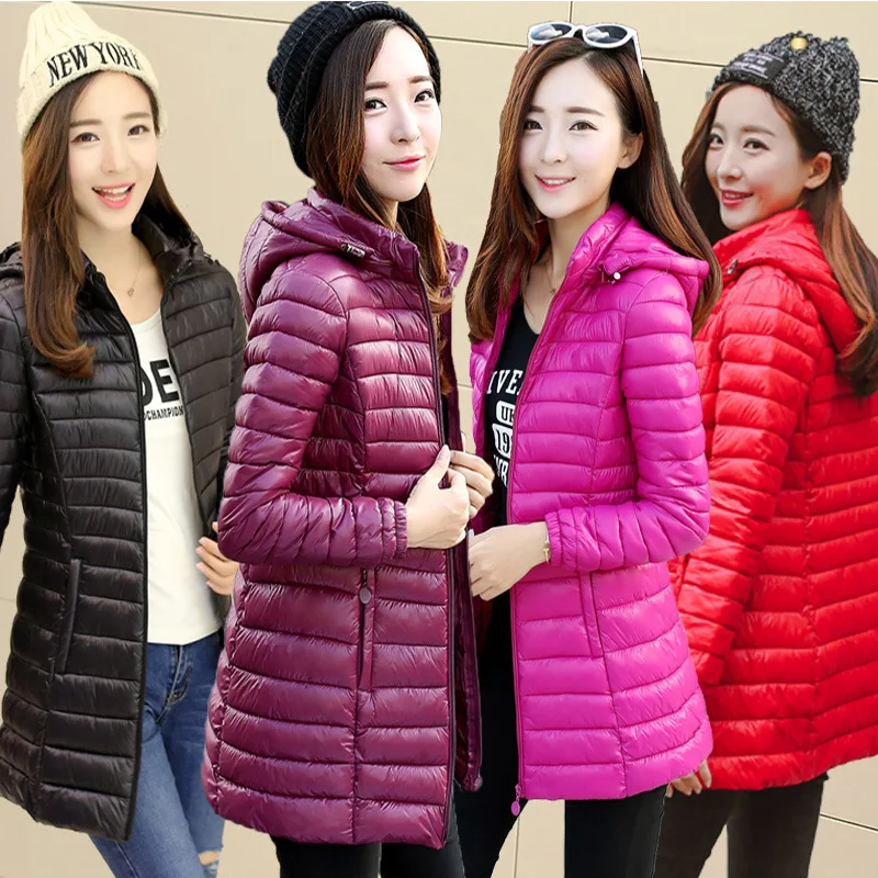 Winter Women Jackets Ultra Light Down Cotton Padded Coat Ladies Long Slim Parkas Autumn Outwear Female Slim Jacket Lady Clothing
Winter Women Jackets Ultra Light Down Cotton Padded Coat Ladies Long Slim Parkas Autumn Outwear Female Slim Jacket Lady Clothing
