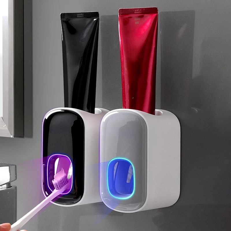 Toothpaste Dispenser Wall Mount Bathroom Bathroom Accessories Waterproof Toothpaste Squeezer Toothbrush Holder
Toothpaste Dispenser Wall Mount Bathroom Bathroom Accessories Waterproof Toothpaste Squeezer Toothbrush Holder